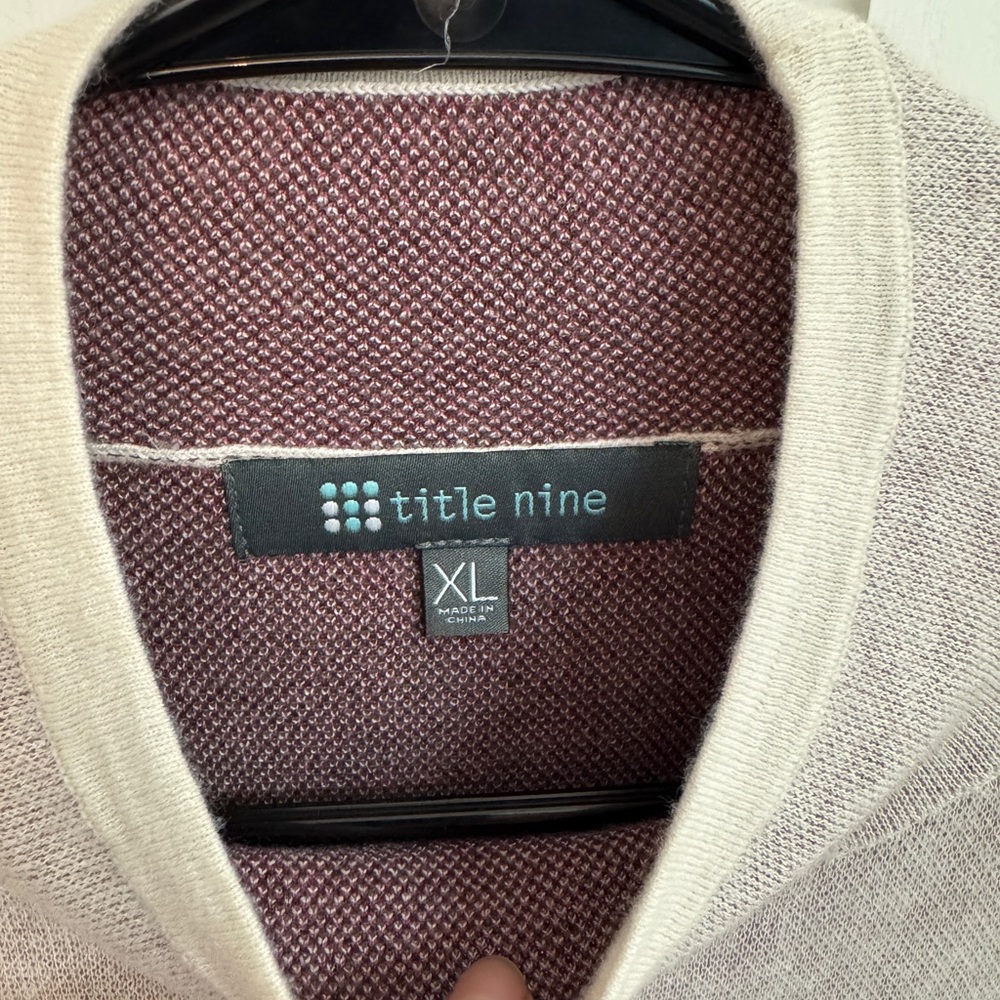 Title Nine Women's Multicolor Turtleneck Sweater. Wool Blend. Size XL - Picture 2 of 6